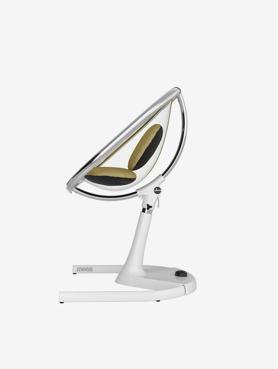 Mima Moon Highchair Gold Side Low