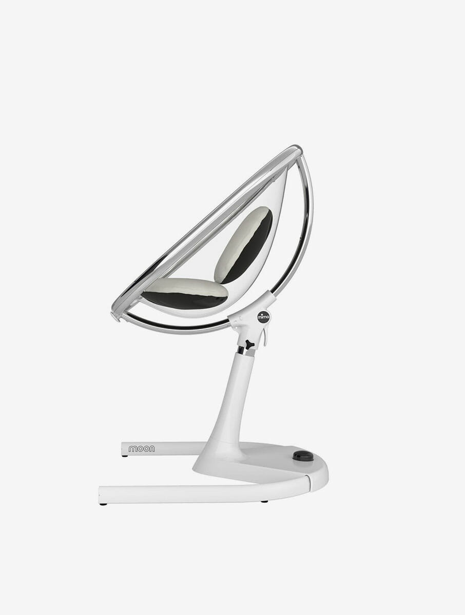 Mima Moon Highchair White Side Low