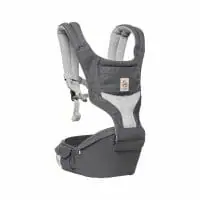 Ergobay Hip Seat Cool Air Mesh Baby Carrier Carbon Grey Angle