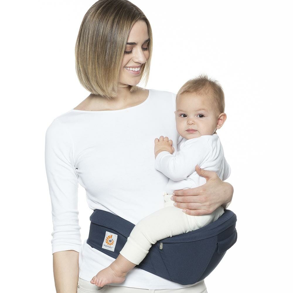 Ergobay Hip Seat Cool Air Mesh Baby Carrier Raven Lifestyle 3