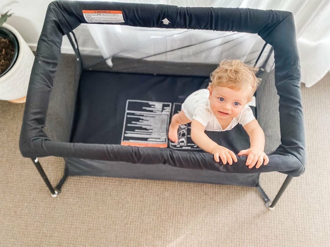 Roger Armstrong Travel Cot Lifestyle