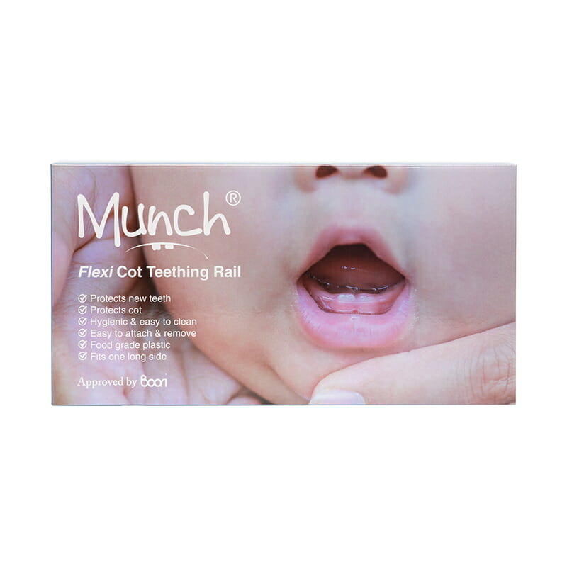 Munch Flexi Teething Rail Packaging Front