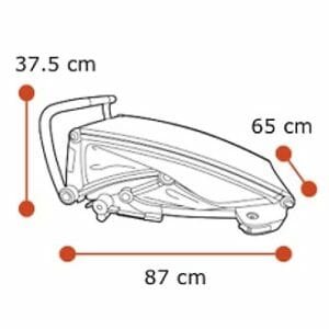 Thule Chariot Lite Dimensions Folded