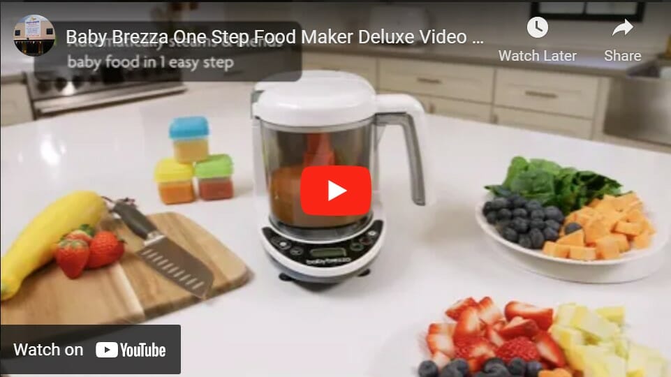 Baby Brezza One Step Food Maker Deluxe Bubs n Grubs