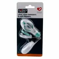 Mothers Choice Clear View Tweezers & Nail Clipper Packaging