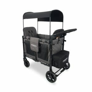 Wonderfold W2 Elite Stroller Wagon Gray 03