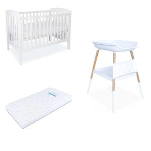 Babyhood Classic Curve Cot 4 Pce Cot Package Deal
