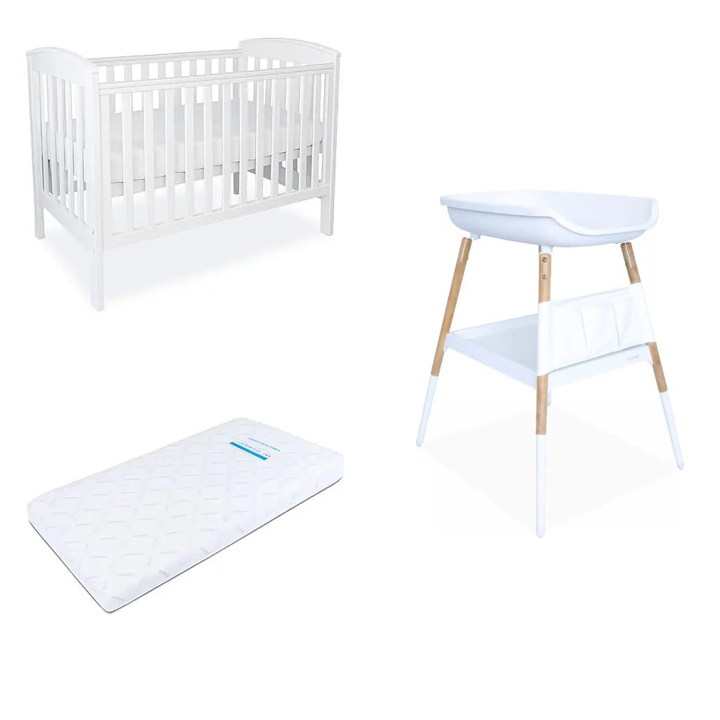 Babyhood Classic Curve Cot 4 Pce Cot Package Deal