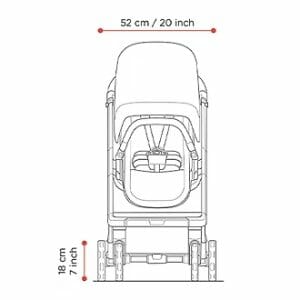 Thule Shine Front Dimensions