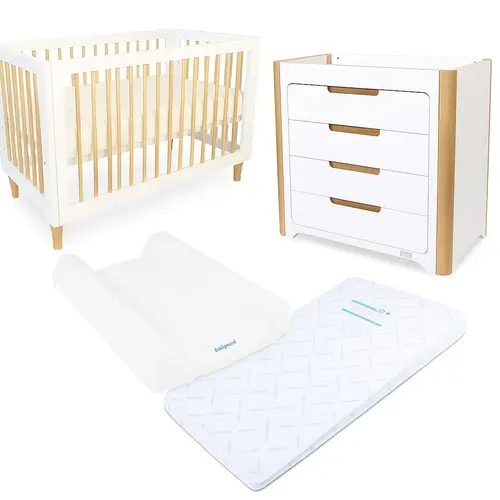 Babyhood Riya 4 Pce Cot Package Deal With Dresser Babyhood Riya 4 Pce Cot Package Deal With Dresser