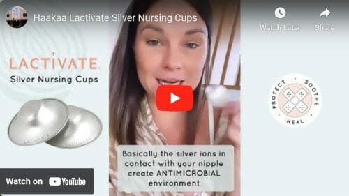 Haakaa Lactivate Silver Nursing Cups Video Thumb
