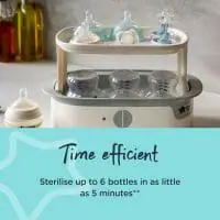 Tommee Tippee Supersteam Electric Steam Steriliser Time Efficient