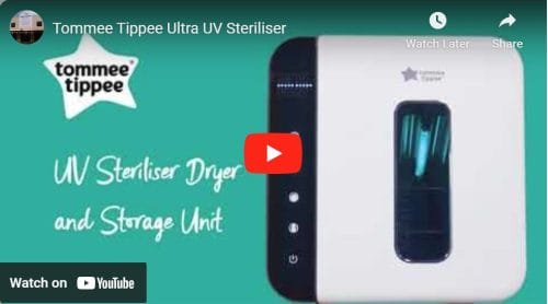 Tommee Tippee Ultra Uv Steriliser Video Thumb