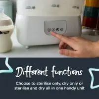 Tommee Tippee Steridryer Electric Steam Steriliser And Dryer Functions