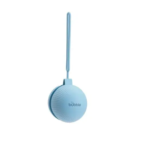 Bubble Silicone Pacifier Holder Blue