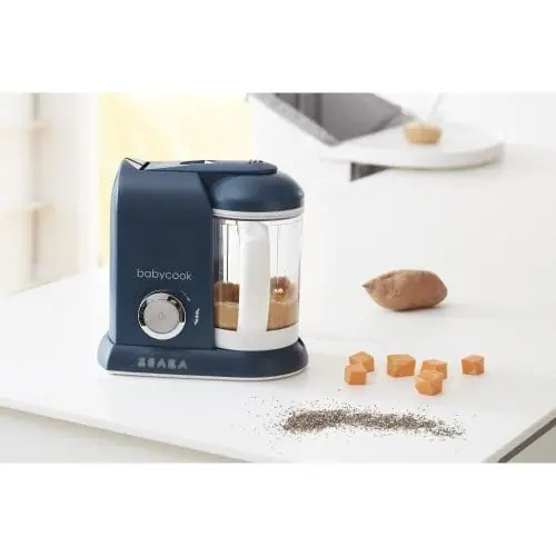 Beaba Babycook Solo Baby Food Processor Navy Lifestyle 2 Beaba Babycook Solo Baby Food Processor Navy Lifestyle 2