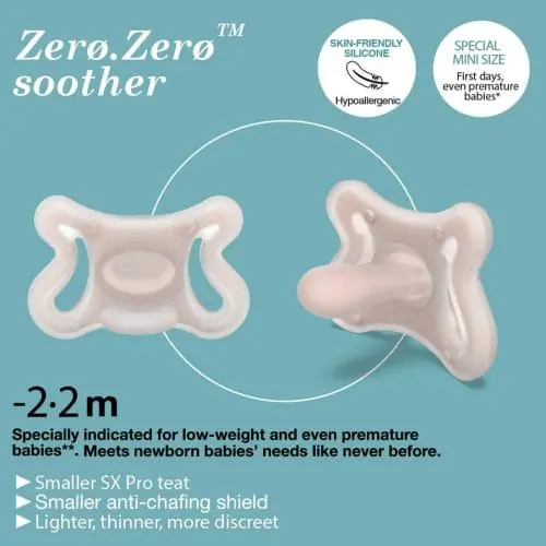 Suavinex Zero Zero New Born Starter Set 0m+ Soother Suavinex Zero Zero New Born Starter Set 0m+ Soother