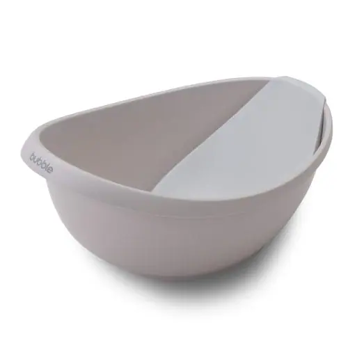Bubble Baby Bath With Bath Seat Taupe 08