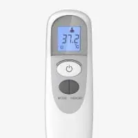 Mothers Choice Touch Free Forehead Thermometer Turned On