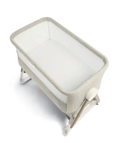 Bclusm600 02 Lua Bedside Crib Fawn Bclusm600 02 Lua Bedside Crib Fawn