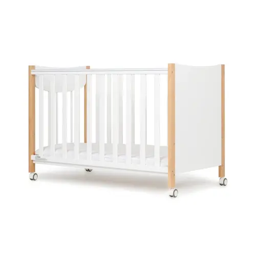 Grotime Lucas Compact Cot White Natural