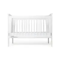 Grotime Emma Cot White Lowered Base Front