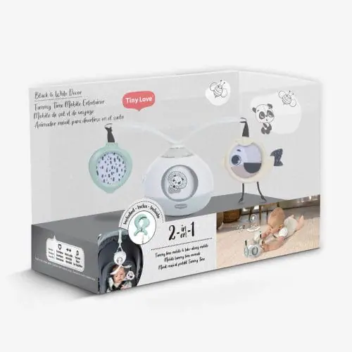 Tiny Love Black & White Decor Tummy Time Mobile Packaging Tiny Love Black & White Decor Tummy Time Mobile Packaging