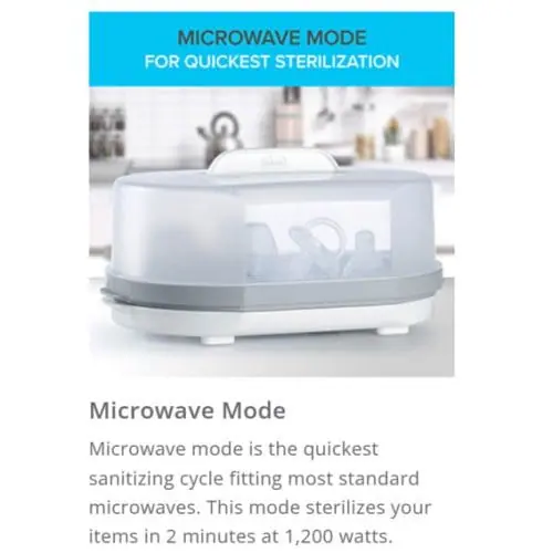 Chicco Sterilnatural 3 In1 Steriliser Microwave Mode Chicco Sterilnatural 3 In1 Steriliser Microwave Mode