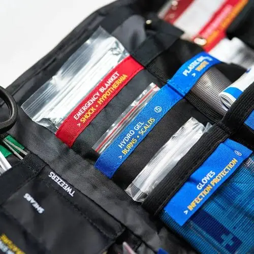 Survival Family First Aid Kit Colour Coded Pockets Survival Family First Aid Kit Colour Coded Pockets