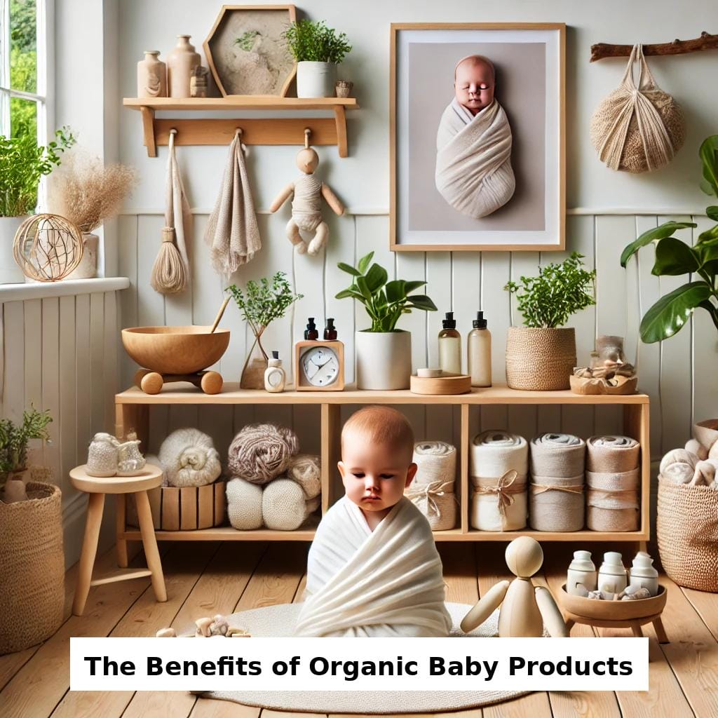 Organic Baby Products Square Smaller Text