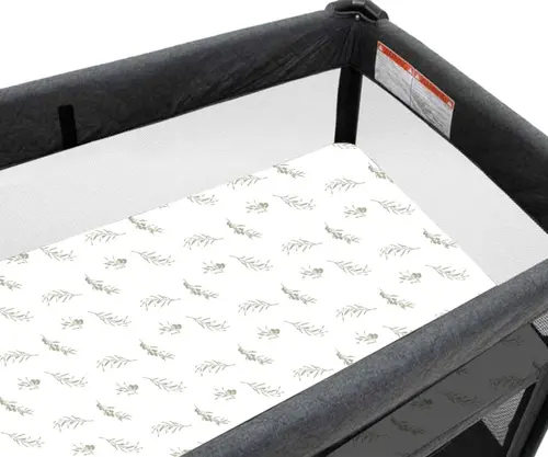 Amani Bebe Jersey Cotton Porta Cot Fitted Sheet – Olive Amani Bebe Jersey Cotton Porta Cot Fitted Sheet – Olive
