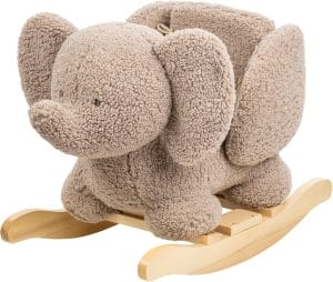 Nattou Rocking Elephant Taupe Teddy