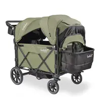 Larktale Caravan Quad Stroller Wagon Byron Black Side View013 Larktale Caravan Quad Stroller Wagon Byron Black Side View013
