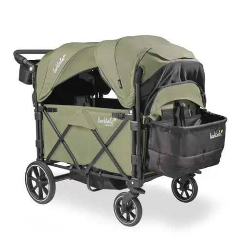 Larktale Caravan Quad Stroller Wagon Byron Black Side View013 Larktale Caravan Quad Stroller Wagon Byron Black Side View013