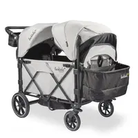 Larktale Caravan Quad Stroller Wagon Byron Black Side View023 Larktale Caravan Quad Stroller Wagon Byron Black Side View023