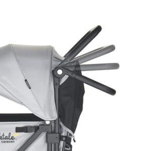 Larktale Caravan Quad Stroller Wagon Byron Black Side View039