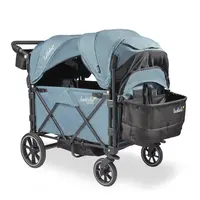 Larktale Caravan Quad Stroller Wagon Byron Black Side View045 Larktale Caravan Quad Stroller Wagon Byron Black Side View045