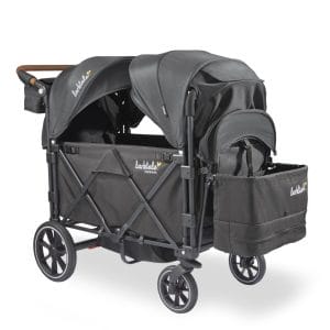 Larktale Caravan V3 Stroller Wagon Byron Black Hero Right