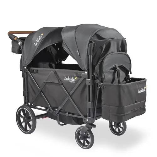 Larktale Caravan V3 Stroller Wagon Byron Black Hero Right