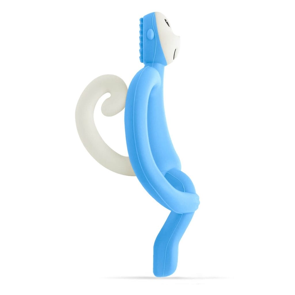 Matchstick Monkey Teething Toy And Gel Applicator Light Blue (2)