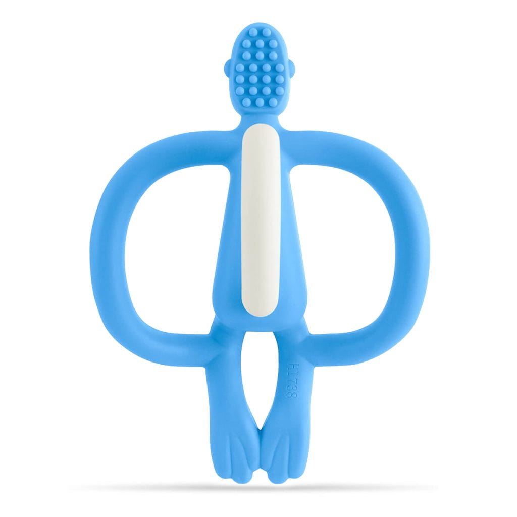Matchstick Monkey Teething Toy And Gel Applicator Light Blue (3)