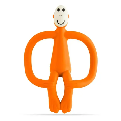 Matchstick Monkey Teething Toy And Gel Applicator Orange Matchstick Monkey Teething Toy And Gel Applicator Orange
