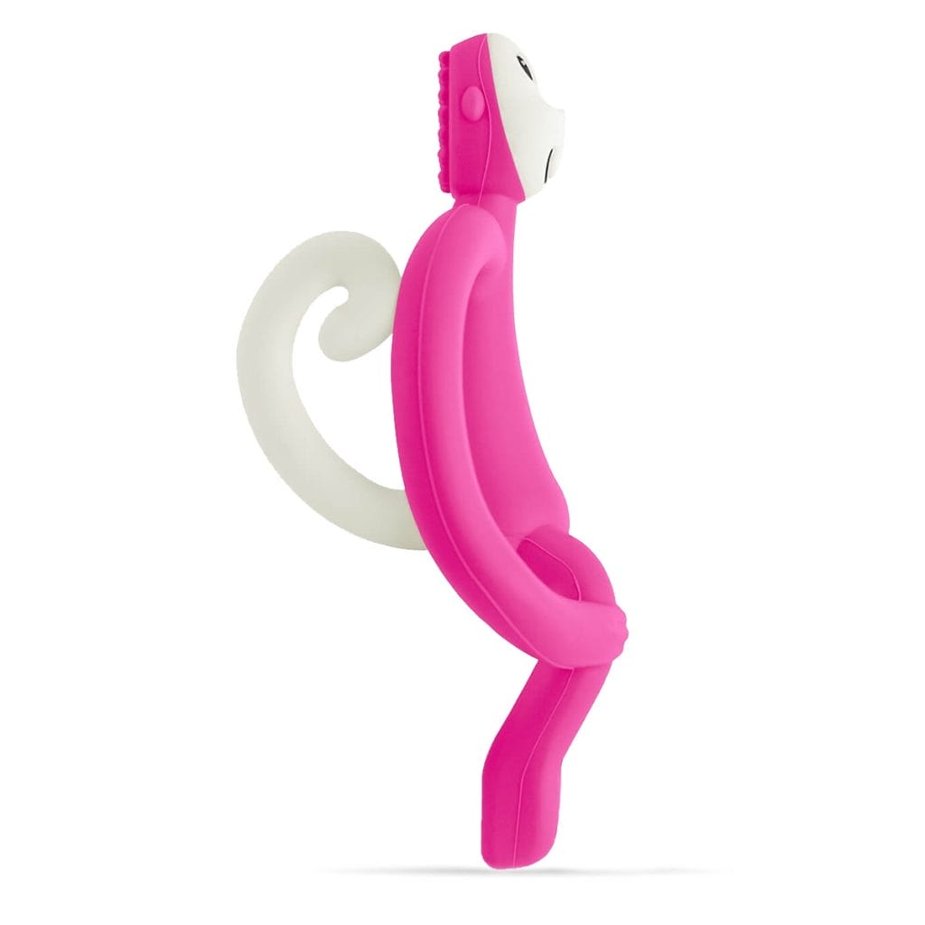 Matchstick Monkey Teething Toy And Gel Applicator Pink (2)