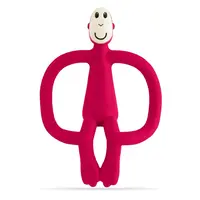Matchstick Monkey Teething Toy And Gel Applicator Rubine Matchstick Monkey Teething Toy And Gel Applicator Rubine