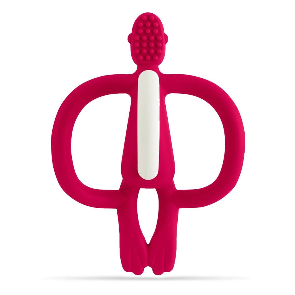 Matchstick Monkey Teething Toy And Gel Applicator Rubine (3)