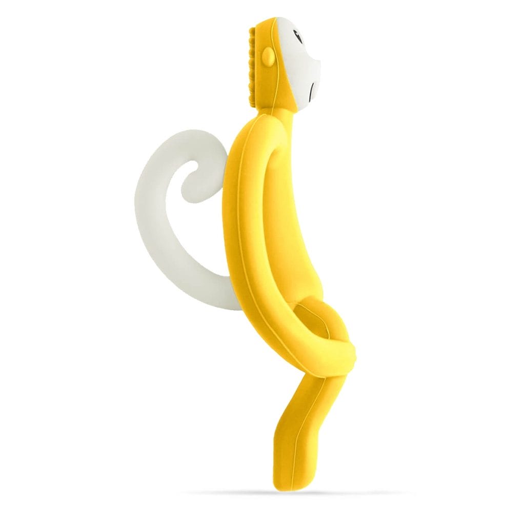 Matchstick Monkey Teething Toy And Gel Applicator Yellow (2)