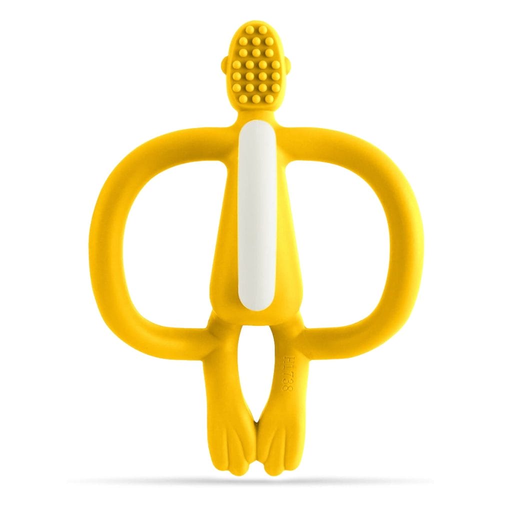 Matchstick Monkey Teething Toy And Gel Applicator Yellow (3)