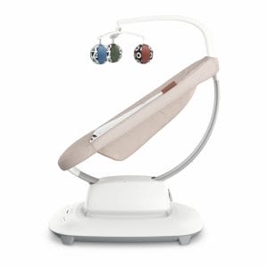 Uppababy Mamaroo Baby Swing Sand Melange Side