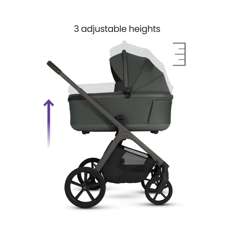 Silver Cross Cover Pewter Carrycot Height Carousel