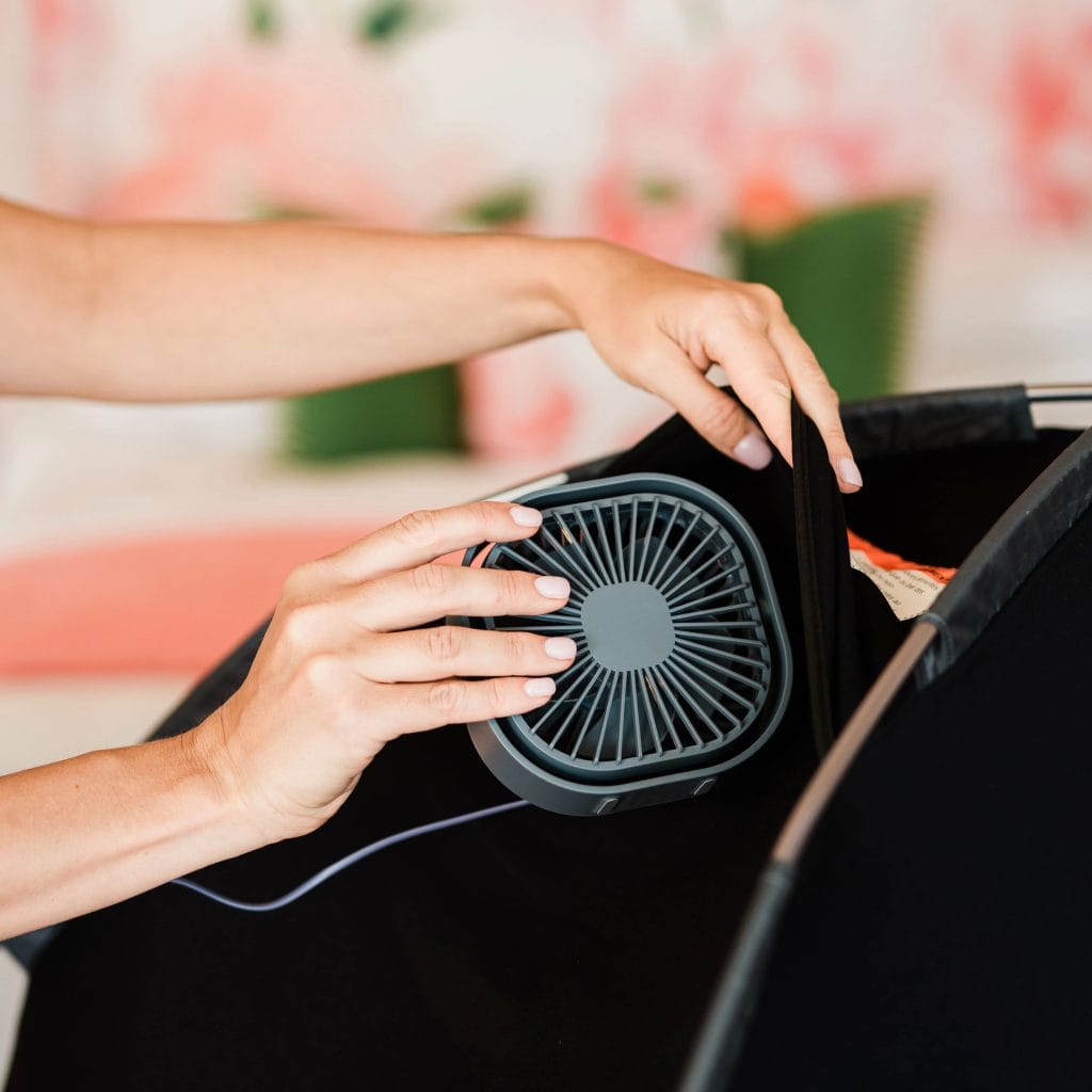 Slumberpod Portable Privacy Pod Fan Pockets